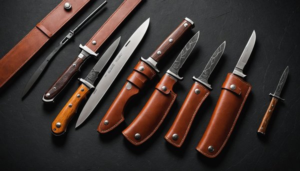 Accessoires de maroquinerie pour couteaux : pratique et élégant